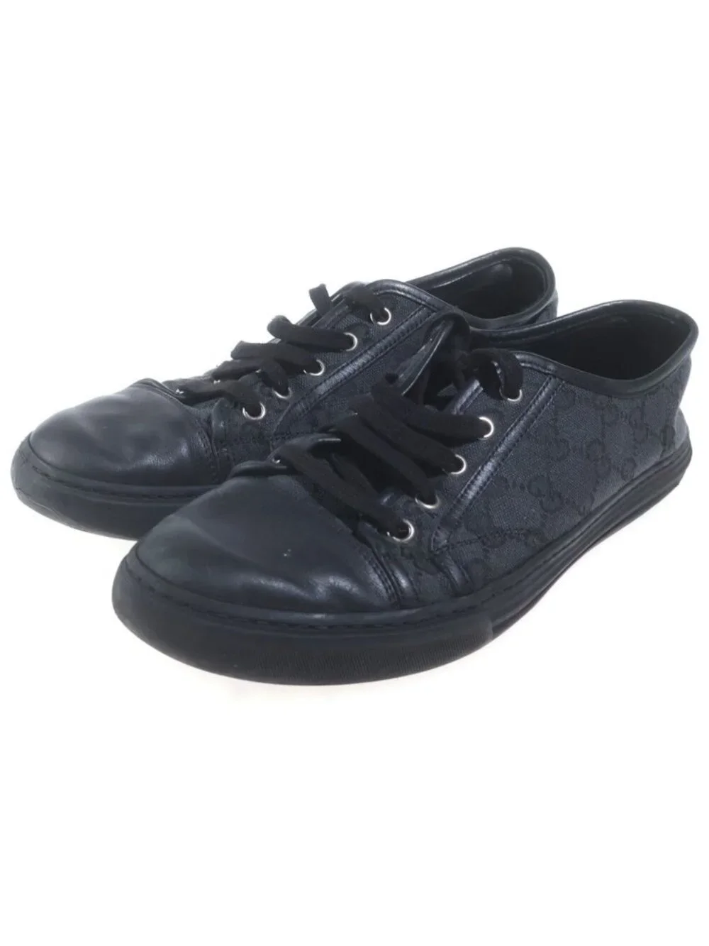 Gucci GG Canvas Low Cut Sneakers Black